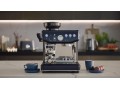 the Barista Express™ Impress BES876DBL Damson Blue